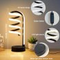 USB-Powered Spiral Desk Lamp â 3-Color Dimmable Reading Light