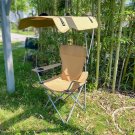 Portable Folding Chair with Canopy Sun Shade Cup Holder Outdoor Camping Chair Portable Folding Chair with Canopy Sun Shade Cup Holder Outdoor Camping Chair