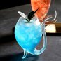 Creative Wine Glass Cup Built-In Straw Decanter Style Cocktail Juice Drinkware