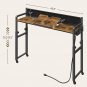 Overbed Table with Wheels Recliner Desk Charging Station Adjustable Bed Tray