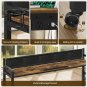 Overbed Table with Wheels Recliner Desk Charging Station Adjustable Bed Tray
