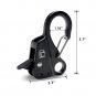 Boat Fender Clips Quick Release Bumper Clips Black 4 Pack Dock Line