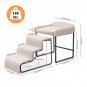 Dog Window Perch with Stairs, Pet Stairs Ramp with Seat, Dog Perch to Look Ou...