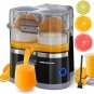 KEENSTAR Electric Citrus Juicer Dual Head Orange Lemon Squeezer Portable