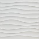 Art3d 3D PVC Wall Panel White Wave 19.7"x19.7" – Modern Wall Décor 12 coun Art3d 3D PVC Wall Panel White Wave 19.7"x19.7" – Modern Wall Décor 12 coun