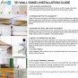 Art3d 3D PVC Wall Panel White Wave 19.7"x19.7" â Modern Wall Décor 12 coun