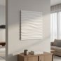 Art3d 3D PVC Wall Panel White Wave 19.7"x19.7" â Modern Wall Décor 12 coun