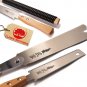 Ryoba Japanese Pull Saw 9.5" + 6" Flush Cut – Woodworking Saw Set (2PC)
