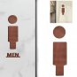 Solid Wood Men & Women Bathroom Sign â Restroom Wall Decor