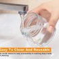Rainforce 8oz Glass Mason Jars 30 Pack with Silver Lids