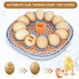 Smart Chicken Egg Incubator with Automatic Turner