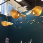 Lotus Leaf Hat Pendant Lamp LED Hanging Ceiling Light for Living Room Bar