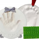 Baby Handprint Footprint Keepsake Ornament Kit Makes 2 Baby Memory Ornaments Free Shipping Baby Handprint Footprint Keepsake Ornament Kit Makes 2 Baby Memory Ornaments Free Shipping