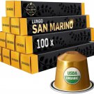 San Marino Organic Italian Lungo Nespresso Original Line 100 Aluminum Capsules Free Shipping San Marino Organic Italian Lungo Nespresso Original Line 100 Aluminum Capsules Free Shipping