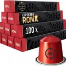 Roma Strong Espresso Coffee Pods Nespresso Original Line 100 Aluminum Capsules Free Shippin Roma Strong Espresso Coffee Pods Nespresso Original Line 100 Aluminum Capsules Free Shippin