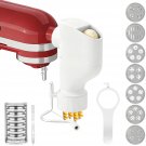 Pasta Press Attachment for KitchenAid Mixer 7 Discs Bucatini Fusilli Macaroni Pasta Press Attachment for KitchenAid Mixer 7 Discs Bucatini Fusilli Macaroni