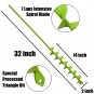 32 Inch x 2 Inch Auger Drill Bit Post Hole Digger Garden Planting Tool