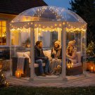 0x10 FT Bubble Tent Clear PVC Igloo Shelter 8-10 Person Portable Free Shipping 0x10 FT Bubble Tent Clear PVC Igloo Shelter 8-10 Person Portable Free Shipping