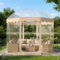 0x10 FT Bubble Tent Clear PVC Igloo Shelter 8-10 Person Portable Free Shipping