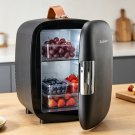 Portable 6 Can Mini Fridge 1.06 Gal AC DC Ultra Quiet Cooler for Skincare Drinks Portable 6 Can Mini Fridge 1.06 Gal AC DC Ultra Quiet Cooler for Skincare Drinks