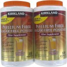 Kirkland Sugar Free Psyllium Fiber 360 Doses 2 Pack Natural Fiber Supplement