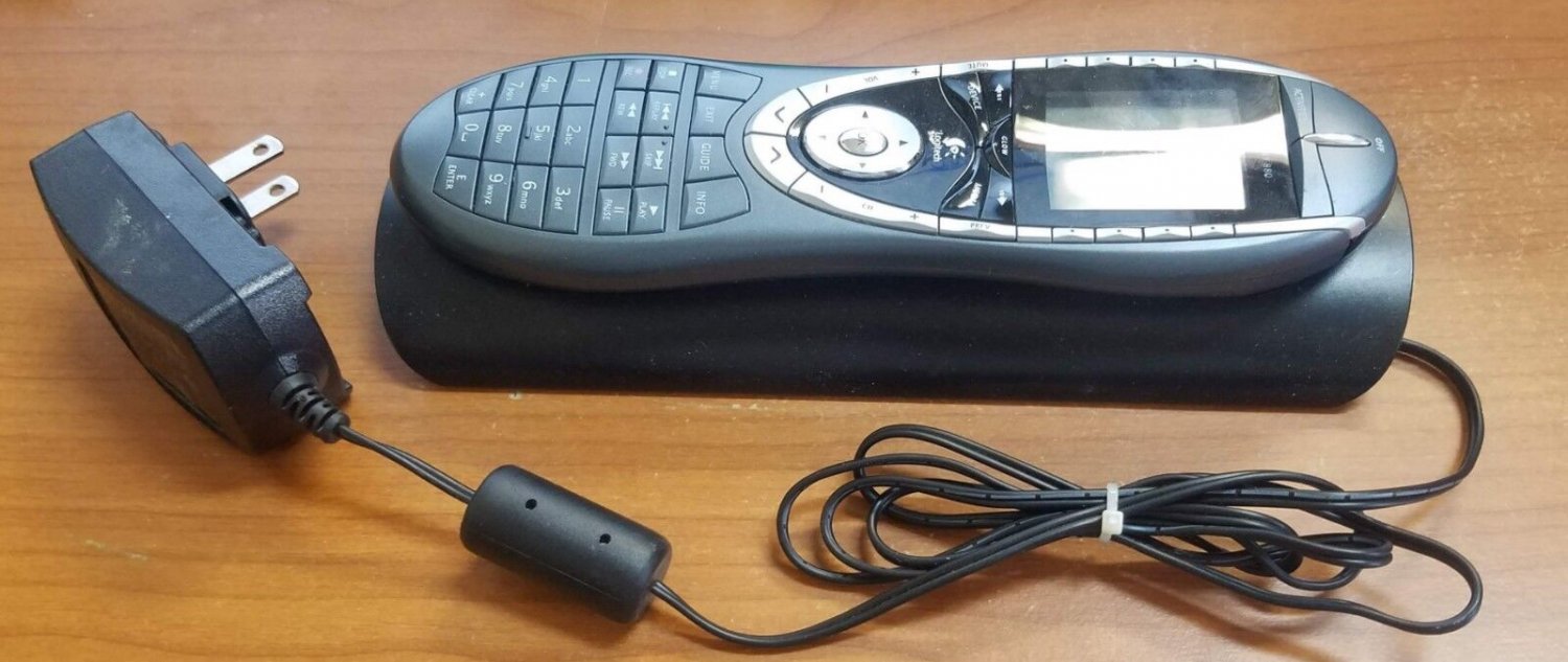 Logitech Harmony 880 LCD Universal Remote Control with Base & Power Supply