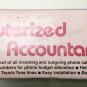 VINTAGE Duofone CPA-1000 Computerized Phone Accountant Radio Shack in Box
