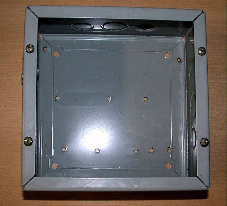 Wiegmann Junction / Pull Box 8x8x4 Electrical Enclosure 142P No Cover Panel