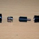 Philips European DIN Male Aerial Plug 00MC3518BK01 Crimp / Solder