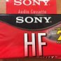 Sony HF 60 Audio Cassette Tapes High Fidelity/Normal Bias New/Sealed; lot of 2