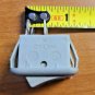 Large DPST Toggle Switch AC On/Off Gray 1 inch