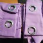 Set of 4 Grommet Loop Lavender Waffle 36" Width x 44" Height Bath Window Curtain
