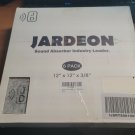 6 Pack JARDEON Acoustic Panels Large White  Sound Proof Padding 12” X 12" X 3/8”