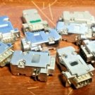Qty 10 DB9 solder cup Male Connectors & Hood, 25x Hi Quality!