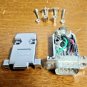 Qty 10 DB9 solder cup Male Connectors & Hood, 25x Hi Quality!