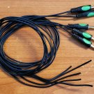 Lot of 5 1/8" Male (Mini) Mono Plug With 2ft Cable