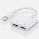 Lighting 2 in 1 Jack headphone and charging adapter.