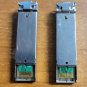 Lot of 2 GLC-LH-SMD 1G SFP LX Transceiver Module 1310nm Dual LC SMF 10km