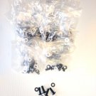 Lot of 25 Rack Mount Kits  12-24x1/2" Pan Head Phillips Black Machine Screws