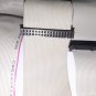 Lot of 10 Floppy Disk Hard Drive Ribbon Cable 34 Pin w/ Slot Connectors