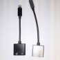 2PK Unbranded iPhone Adapter Dual AUX + Charger Adapter