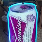 Budweiser Neon Sign Light "Ice Cold Single Serve"