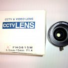 Fujian CCTV Video Lens 1/3" FH0615M 6.0mm-15mm F1.4