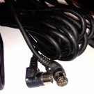 Din to Din Male Right Angle 8 pin Cable 16 ft