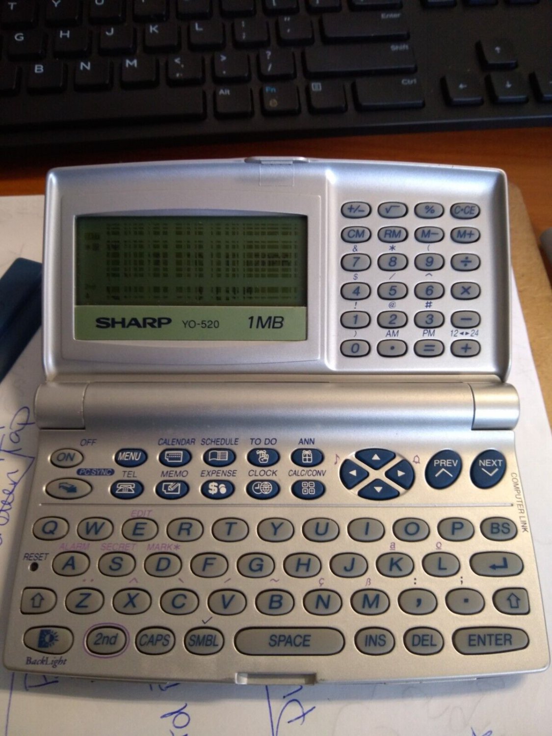 Sharp YO-520 Electronic Organizer: Please Read Description