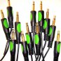 1/8" (Mini) Mono 2-wire Plug with 2" Cable Qty of (12)