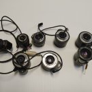 Lot of 8 Assorted auto iris CCTV Camera Lens Sold as is.
