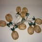Gigalumi LED 10ft Pineapple Warm White String Party Lights Battery Powered