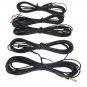 Lot of 5 1/8" Male (Mini) Mono Plug 3.5mm With Approx. 20ft Cut Cable