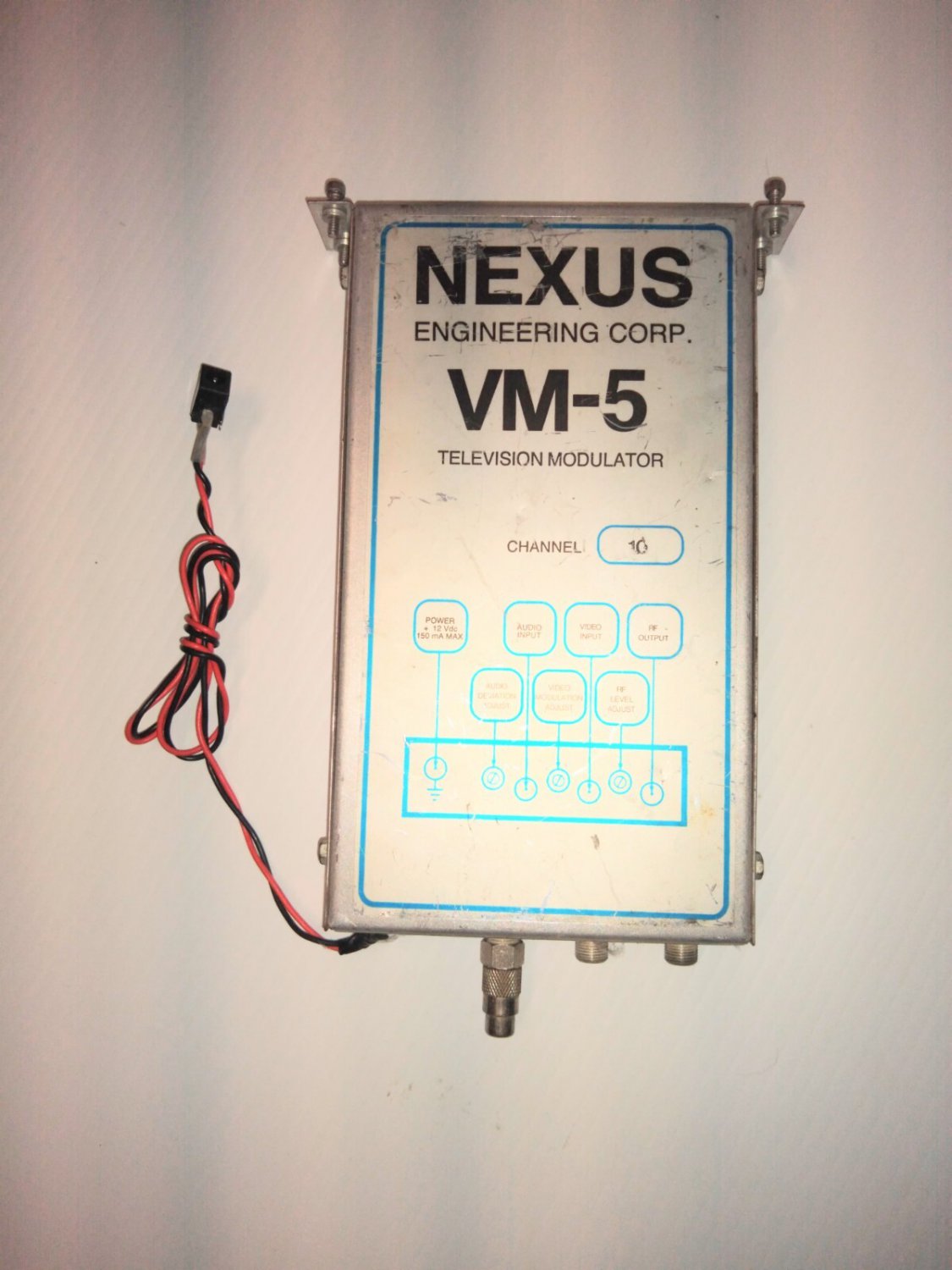 Nexus Engineering Corp. VM-5 TV VHF TV Modulator-Ch 10